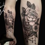 tatuaz, sanok, kwiaty